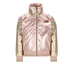 NoNo Doris Reversible Teddy Jacket Pale Blush Pink