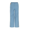 NoNo Sue Light Weight Denim Palazzo with contrast seams Dream Blue