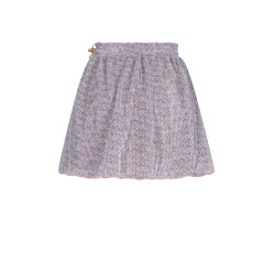 NoNo Norah Printed Plisse Skirt Ensign Blue