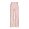NoNo Siam foilcoated Stretch Twill Straight Leg Pants Pale Blush Pink