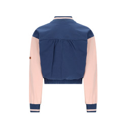 NoNo Devis Sweat zip up varsity cardigan Ensign Blue