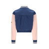 NoNo Devis Sweat zip up varsity cardigan Ensign Blue