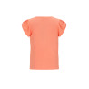 NoNo Kapri RibJersey with fancy sleeve Orange Coral