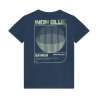 Indian Blue Jeans T-Shirt INDN Blue Backprint Blue