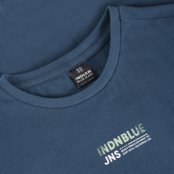Indian Blue Jeans T-Shirt INDN Blue Backprint Blue