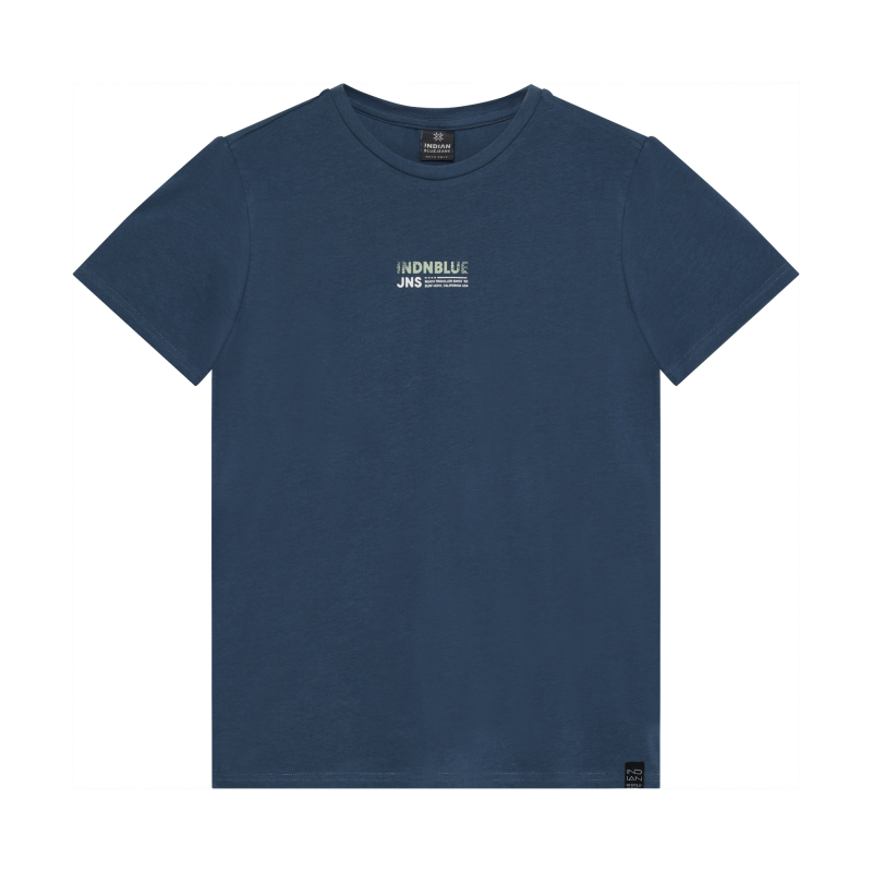Indian Blue Jeans T-Shirt INDN Blue Backprint Blue