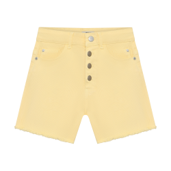 Indian Blue Jeans Wide Denim Short Colour  Yellow