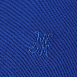 Indian Blue Jeans T-shirt Rib Cropped Blue