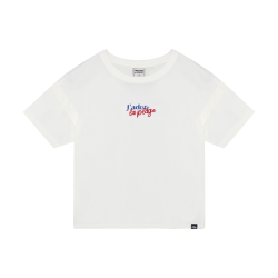 Indian Blue Jeans T-shirt Plage White