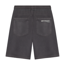 Indian Blue Jeans Loose Jog Short Washed Grey