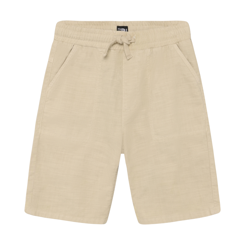 Indian Blue Jeans Loose Cotton Linen Short Sand