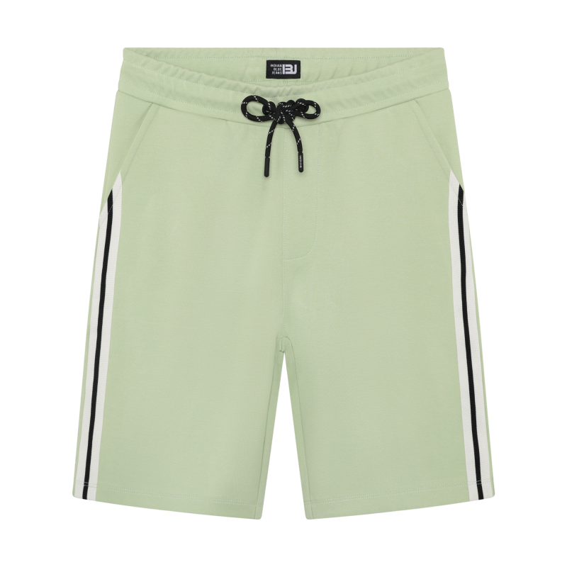 Indian Blue Jeans Loose Fit Jog Short Tape Green