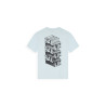 Ballin Junior Stacked Logo Pencil Sketch T-shirt Lt Blue