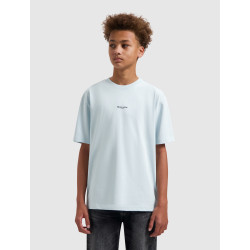 Ballin Junior Stacked Logo Pencil Sketch T-shirt Lt Blue