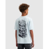 Ballin Junior Stacked Logo Pencil Sketch T-shirt Lt Blue