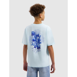 Ballin Junior Lost in Coral T-shirt Lt Blue