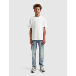 Ballin Junior Stacked Logo Pencil Sketch T-shirt White