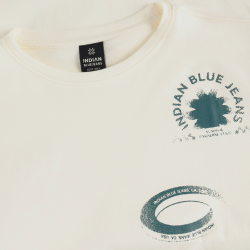 Indian Blue Jeans T-Shirt AOP White