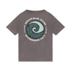 Indian Blue Jeans Loose Fit T-shirt IB Washed Grey
