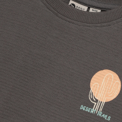 Daily Seven T-shirt Structure Print Thunderstorm