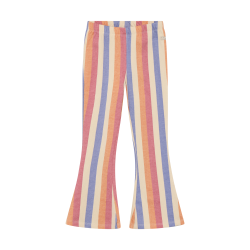 Daily Seven Flared Legging Striped Heather Rose