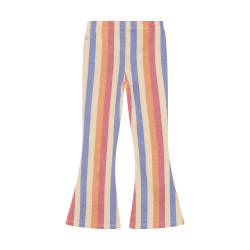 Daily Seven Flared Legging Striped Heather Rose