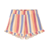Daily Seven Terry Shorts Striped Heather Rose