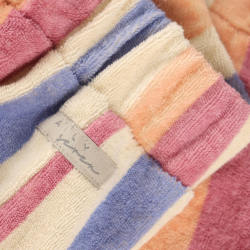 Daily Seven Terry Shorts Striped Heather Rose