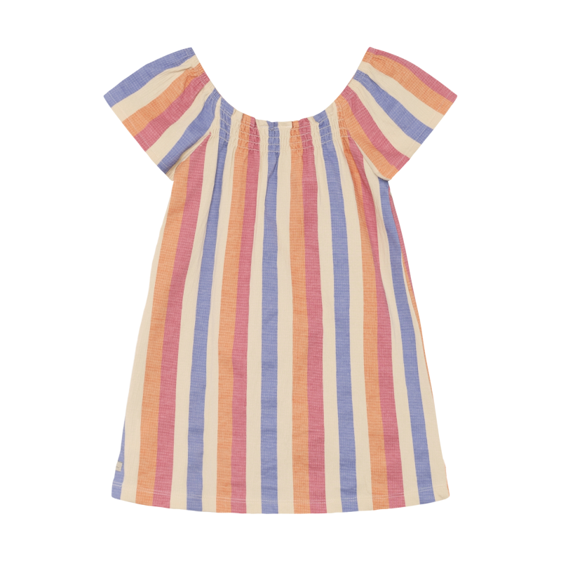 Daily Seven Dress Striped  Heather Rose