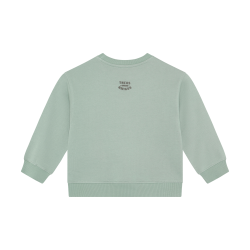 Daily Seven Oversized Sweater Print Green Milieu