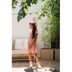 Like Flo Meis Flo girls mesh shirt dress Panther