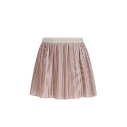 Like Flo Sil Flo girls plissé skirt with lining Soft gold