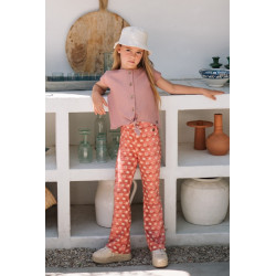 Like Flo Floor Flo girls AOP flared pants Sunray