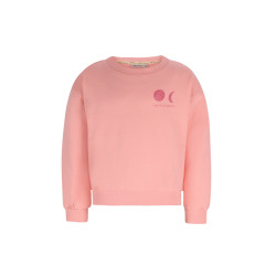 Like Flo Donnie Flo girls oversized sweater Salmon