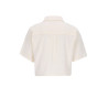Like Flo Cecile Flo girls knotted oversized blouse Off white