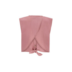 Like Flo Clara Flo girls chambrey knotted top with CF closure Old pink