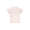 Like Flo Emma Flo girls ruffle sleeve end Gold stripe