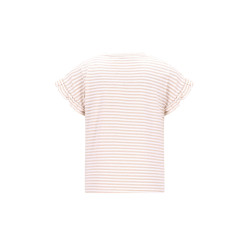 Like Flo Emma Flo girls ruffle sleeve end Gold stripe