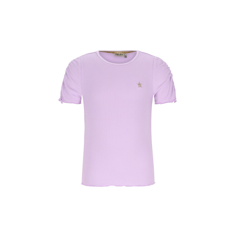 Like Flo Elise Flo girls rib ss shirt Lilac