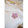 Like Flo Djezz Flo girls sweat tee with elatic in hem Off white