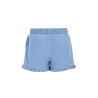 Like Flo Fiona Flo girls chambrey short with ruffle hem lt denim