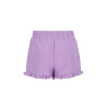 Like Flo Fiona Flo girls chambrey short with ruffle hem Lilac