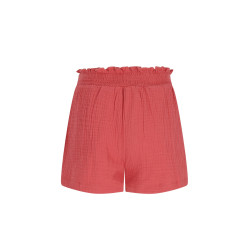 Like Flo Fee Flo girls mousseline short with crochet flower Desert stone