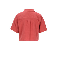 Like Flo Cecile Flo girls knotted oversized blouse Desert stone