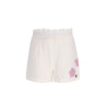 Like Flo Fee Flo girls mousseline short with crochet flower Off white