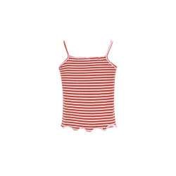 Like Flo Evina Flo girls solid rib singlet Desert stone