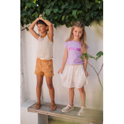 Like Flo Djezz Flo girls sweat tee with elatic in hem Lilac