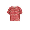 Like Flo El Flo girls AOP tee with elastic Sunray