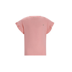 Like Flo Emma Flo girls ruffle sleeve end Salmon