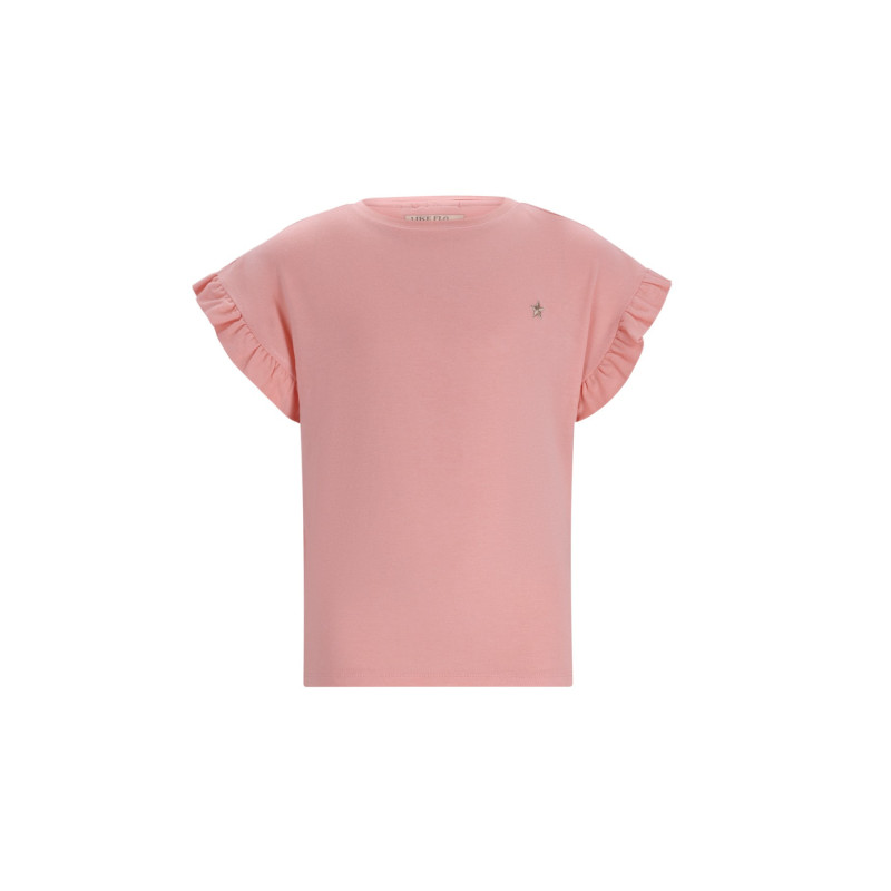 Like Flo Emma Flo girls ruffle sleeve end Salmon